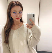 SALE【通常3,780▶︎3,402円】＜即納＞【曇らない特殊加工】UV＆ブルーライト軽減ゴールドフレームだてメガネ　２色展開 - select store mirror meSALE【通常3,780▶︎3,402円】＜即納＞【曇らない特殊加工】UV＆ブルーライト軽減ゴールドフレームだてメガネ　２色展開163586496mirror meselect store mirror me163586496【即納】ライトブラウン
