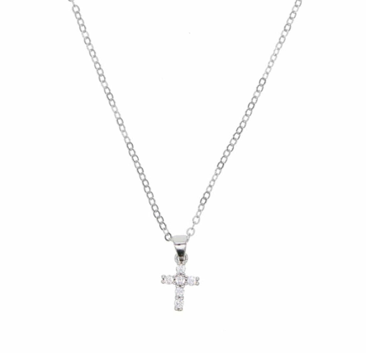 SALE【通常3,980▶︎3,582円＜ゴールド１点即納＞【シルバー925使用】ミニクロスジルコニア華奢ネックレス　３色展開 - select store mirror meSALE【通常3,980▶︎3,582円＜ゴールド１点即納＞【シルバー925使用】ミニクロスジルコニア華奢ネックレス　３色展開78795298mirror meselect store mirror me78795298【即納】ゴールド
