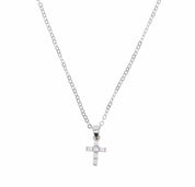 SALE【通常3,980▶︎3,582円＜ゴールド１点即納＞【シルバー925使用】ミニクロスジルコニア華奢ネックレス　３色展開 - select store mirror meSALE【通常3,980▶︎3,582円＜ゴールド１点即納＞【シルバー925使用】ミニクロスジルコニア華奢ネックレス　３色展開78795298mirror meselect store mirror me78795298【即納】ゴールド