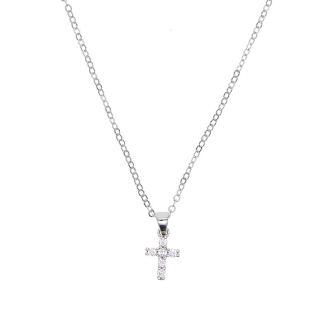 SALE【通常3,980▶︎3,582円＜ゴールド２点即納＞【シルバー925使用】ミニクロスジルコニア華奢ネックレス　３色展開 - select store mirror meSALE【通常3,980▶︎3,582円＜ゴールド２点即納＞【シルバー925使用】ミニクロスジルコニア華奢ネックレス　３色展開78795298mirror meselect store mirror me78795298【即納】ゴールド