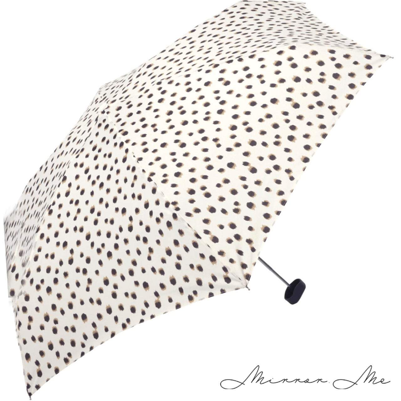 SALE【通常4,980▶︎4,482円】＜グレー即納１点＞晴雨兼用ドットレオパード柄折り畳み傘　２色展開 - select store mirror meSALE【通常4,980▶︎4,482円】＜グレー即納１点＞晴雨兼用ドットレオパード柄折り畳み傘　２色展開121121324mirror meselect store mirror me121121324ホワイト