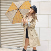 SALE【通常4,980▶︎4,482円】【即納残り１点】晴雨兼用ブラウンチェック柄２トーンカラー折り畳み傘 - select store mirror meSALE【通常4,980▶︎4,482円】【即納残り１点】晴雨兼用ブラウンチェック柄２トーンカラー折り畳み傘mirror meselect store mirror meフリーサイズ