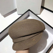 SALE【通常5,980▶︎5,382円】＜ブラウン１点即納あり＞【動画あり】ストローワンポイントキャスケット　４色展開 - select store mirror meSALE【通常5,980▶︎5,382円】＜ブラウン１点即納あり＞【動画あり】ストローワンポイントキャスケット　４色展開194556249mirror meselect store mirror me194556249ベージュ