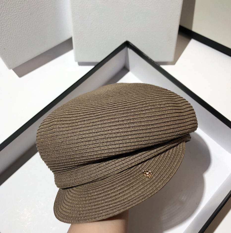 SALE【通常5,980▶︎5,382円】＜ブラウン１点即納あり＞【動画あり】ストローワンポイントキャスケット　４色展開 - select store mirror meSALE【通常5,980▶︎5,382円】＜ブラウン１点即納あり＞【動画あり】ストローワンポイントキャスケット　４色展開194556249mirror meselect store mirror me194556249ベージュ