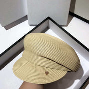 SALE【通常5,980▶︎5,382円】＜ブラウン１点即納あり＞【動画あり】ストローワンポイントキャスケット　４色展開 - select store mirror meSALE【通常5,980▶︎5,382円】＜ブラウン１点即納あり＞【動画あり】ストローワンポイントキャスケット　４色展開194556249mirror meselect store mirror me194556249ベージュ