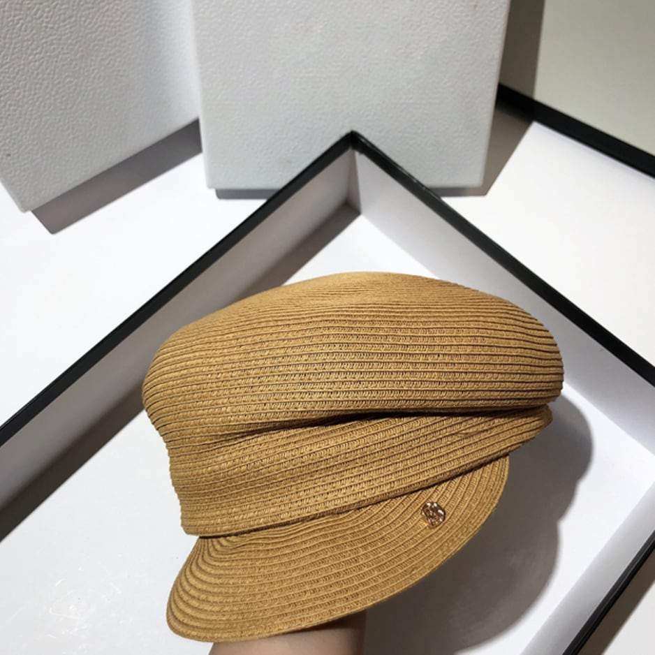 SALE【通常5,980▶︎5,382円】＜ブラウン１点即納あり＞【動画あり】ストローワンポイントキャスケット　４色展開 - select store mirror meSALE【通常5,980▶︎5,382円】＜ブラウン１点即納あり＞【動画あり】ストローワンポイントキャスケット　４色展開194556249mirror meselect store mirror me194556249ベージュ