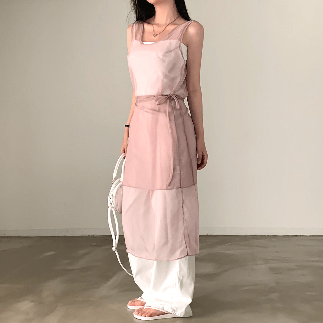 ベストワンピース - select store mirror meベストワンピースselect store mirror meselect store mirror meピンク