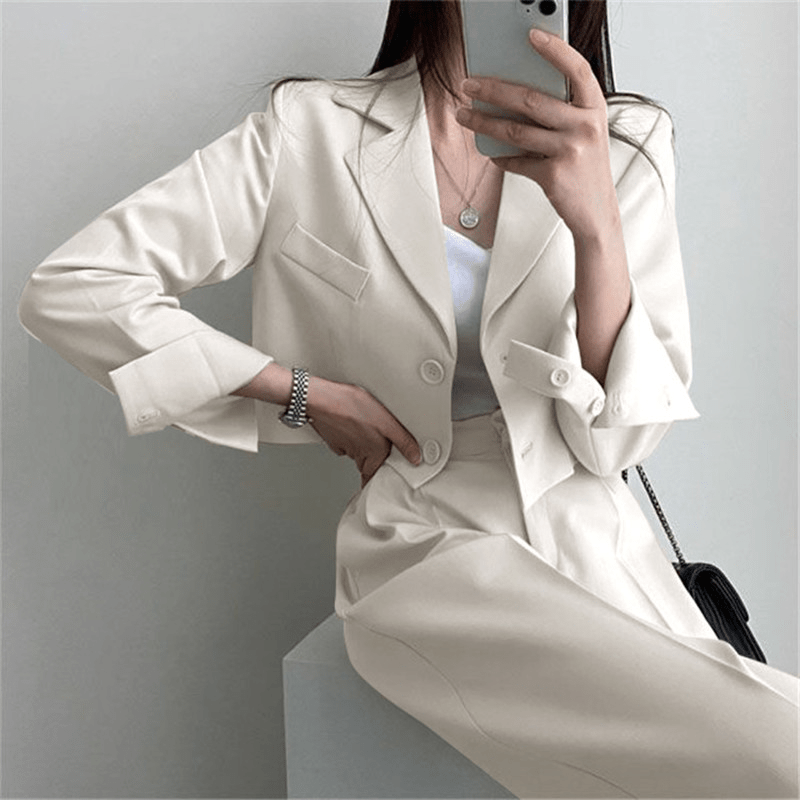 ストレートラインジャケットセットアップ - select store mirror meストレートラインジャケットセットアップselect store mirror meselect store mirror meピンク　S