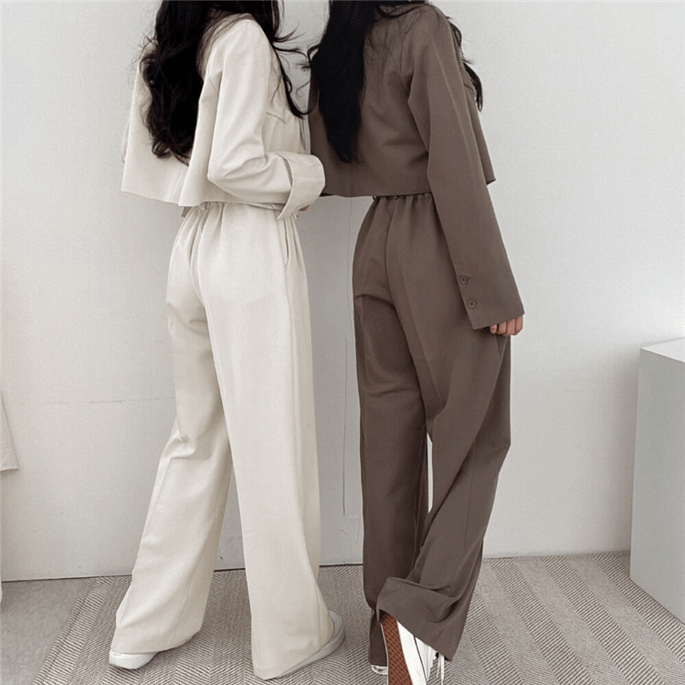 ストレートラインジャケットセットアップ - select store mirror meストレートラインジャケットセットアップselect store mirror meselect store mirror meピンク　S