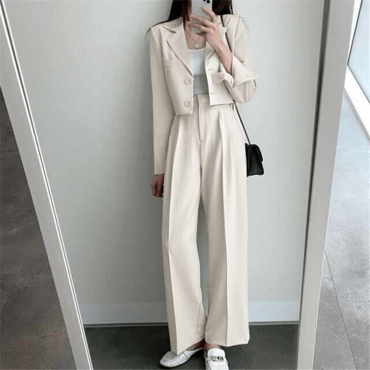 ストレートラインジャケットセットアップ - select store mirror meストレートラインジャケットセットアップselect store mirror meselect store mirror meピンク　S