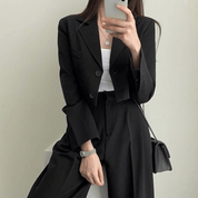 ストレートラインジャケットセットアップ - select store mirror meストレートラインジャケットセットアップselect store mirror meselect store mirror meピンク　S