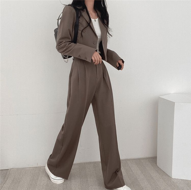 ストレートラインジャケットセットアップ - select store mirror meストレートラインジャケットセットアップselect store mirror meselect store mirror meピンク　S