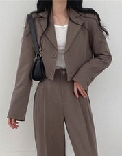 ストレートラインジャケットセットアップ - select store mirror meストレートラインジャケットセットアップselect store mirror meselect store mirror meピンク　S