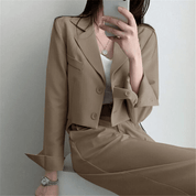 ストレートラインジャケットセットアップ - select store mirror meストレートラインジャケットセットアップselect store mirror meselect store mirror meピンク　S