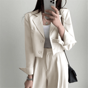 ストレートラインジャケットセットアップ - select store mirror meストレートラインジャケットセットアップselect store mirror meselect store mirror meピンク　S