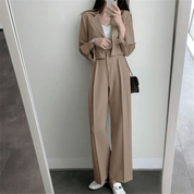 ストレートラインジャケットセットアップ - select store mirror meストレートラインジャケットセットアップselect store mirror meselect store mirror meピンク　S