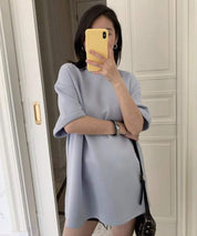 【動画あり】上質素材オーバーシルエットTシャツ　２色展開 - select store mirror me【動画あり】上質素材オーバーシルエットTシャツ　２色展開115223871mirror meselect store mirror me115223871ホワイト S