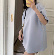 【動画あり】上質素材オーバーシルエットTシャツ　２色展開 - select store mirror me【動画あり】上質素材オーバーシルエットTシャツ　２色展開115223871mirror meselect store mirror me115223871ホワイト S