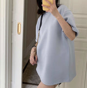 【動画あり】上質素材オーバーシルエットTシャツ　２色展開 - select store mirror me【動画あり】上質素材オーバーシルエットTシャツ　２色展開115223871mirror meselect store mirror me115223871ホワイト S