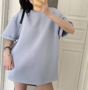 【動画あり】上質素材オーバーシルエットTシャツ　２色展開 - select store mirror me【動画あり】上質素材オーバーシルエットTシャツ　２色展開115223871mirror meselect store mirror me115223871ホワイト S