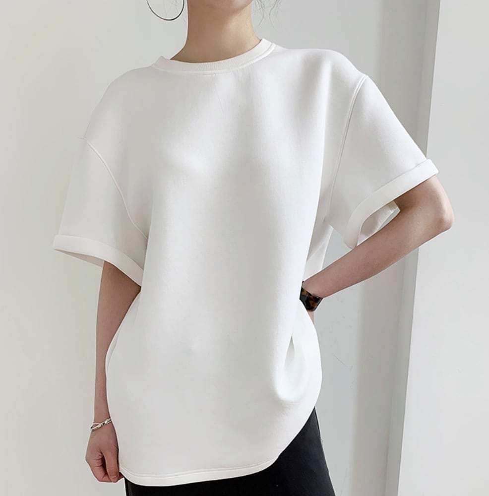 【動画あり】上質素材オーバーシルエットTシャツ　２色展開 - select store mirror me【動画あり】上質素材オーバーシルエットTシャツ　２色展開115223871mirror meselect store mirror me115223871ホワイト S