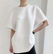 【動画あり】上質素材オーバーシルエットTシャツ　２色展開 - select store mirror me【動画あり】上質素材オーバーシルエットTシャツ　２色展開115223871mirror meselect store mirror me115223871ホワイト S