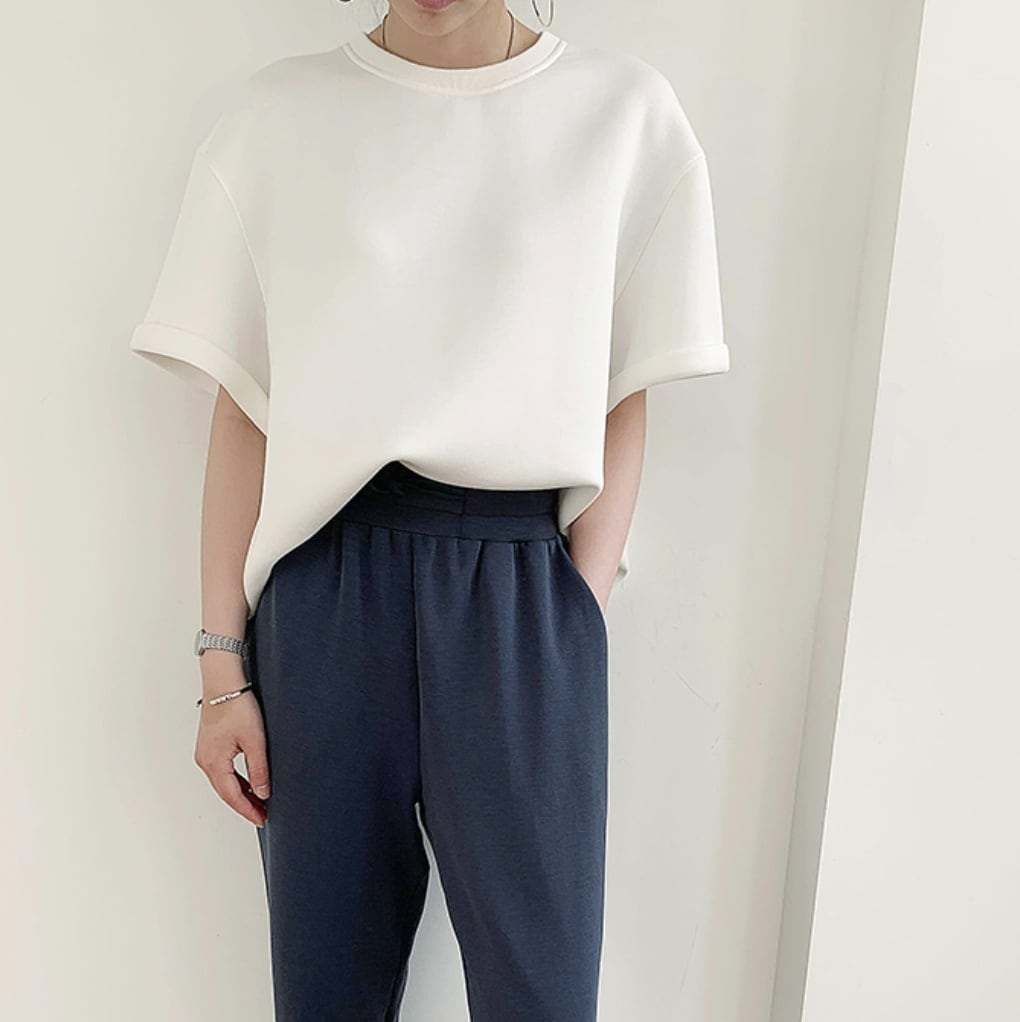 【動画あり】上質素材オーバーシルエットTシャツ　２色展開 - select store mirror me【動画あり】上質素材オーバーシルエットTシャツ　２色展開115223871mirror meselect store mirror me115223871ホワイト S