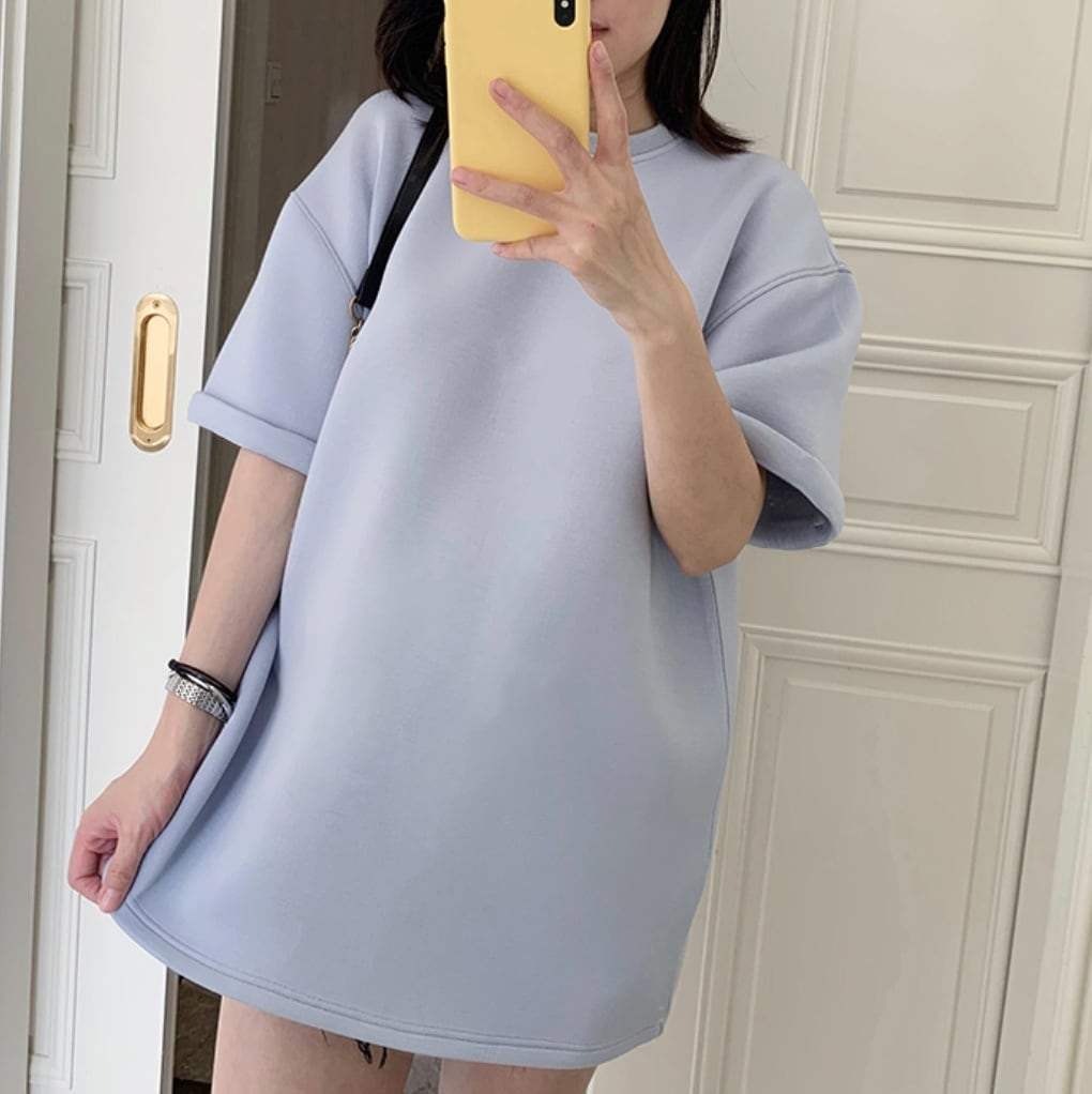 【動画あり】上質素材オーバーシルエットTシャツ　２色展開 - select store mirror me【動画あり】上質素材オーバーシルエットTシャツ　２色展開115223871mirror meselect store mirror me115223871ホワイト S