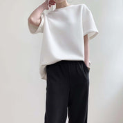 【動画あり】上質素材オーバーシルエットTシャツ　２色展開 - select store mirror me【動画あり】上質素材オーバーシルエットTシャツ　２色展開115223871mirror meselect store mirror me115223871ホワイト S