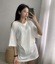 ＜上質シルク＞バック変形リボンデザインロングTシャツ　２色展開 - select store mirror me＜上質シルク＞バック変形リボンデザインロングTシャツ　２色展開122751299mirror meselect store mirror me122751299ホワイト S