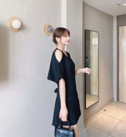 ＜上質シルク＞バック変形リボンデザインロングTシャツ　２色展開 - select store mirror me＜上質シルク＞バック変形リボンデザインロングTシャツ　２色展開122751299mirror meselect store mirror me122751299ホワイト S