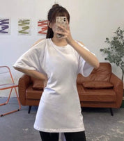 ＜上質シルク＞バック変形リボンデザインロングTシャツ　２色展開 - select store mirror me＜上質シルク＞バック変形リボンデザインロングTシャツ　２色展開122751299mirror meselect store mirror me122751299ホワイト S
