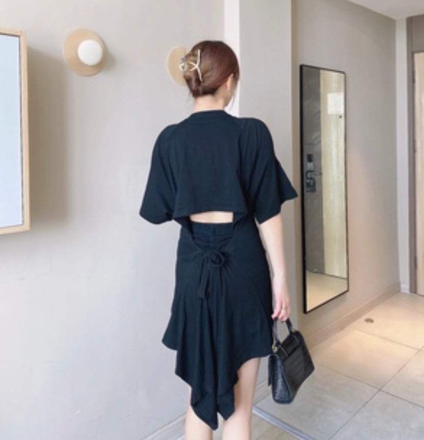 ＜上質シルク＞バック変形リボンデザインロングTシャツ　２色展開 - select store mirror me＜上質シルク＞バック変形リボンデザインロングTシャツ　２色展開122751299mirror meselect store mirror me122751299ホワイト S