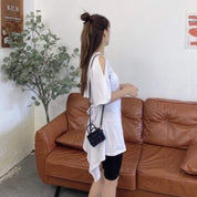 ＜上質シルク＞バック変形リボンデザインロングTシャツ　２色展開 - select store mirror me＜上質シルク＞バック変形リボンデザインロングTシャツ　２色展開122751299mirror meselect store mirror me122751299ホワイト S