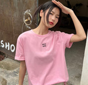 ワンポイントメッセージロングTシャツ　２色展開 - select store mirror meワンポイントメッセージロングTシャツ　２色展開205736543mirror meselect store mirror me205736543ホワイト