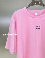 ワンポイントメッセージロングTシャツ　２色展開 - select store mirror meワンポイントメッセージロングTシャツ　２色展開205736543mirror meselect store mirror me205736543ホワイト
