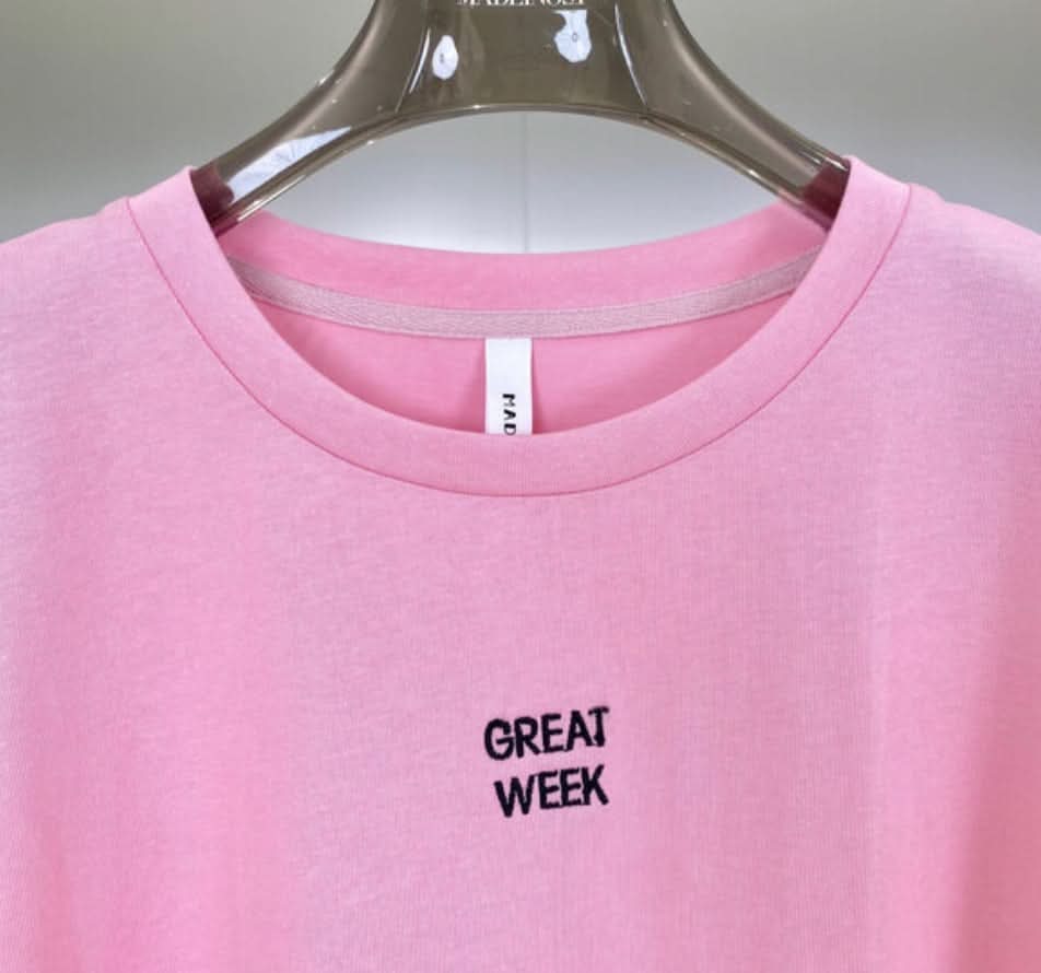 ワンポイントメッセージロングTシャツ　２色展開 - select store mirror meワンポイントメッセージロングTシャツ　２色展開205736543mirror meselect store mirror me205736543ホワイト