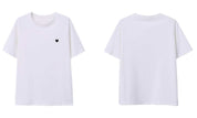 【動画あり】ハートワンポイントデザインTシャツ　２色展開 - select store mirror me【動画あり】ハートワンポイントデザインTシャツ　２色展開208696980mirror meselect store mirror me208696980ホワイトS