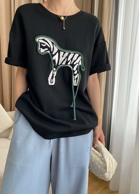 【動画あり】ゼブラデザインTシャツ　３色展開 - select store mirror me【動画あり】ゼブラデザインTシャツ　３色展開208525209mirror meselect store mirror me208525209ホワイト