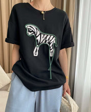 【動画あり】ゼブラデザインTシャツ　３色展開 - select store mirror me【動画あり】ゼブラデザインTシャツ　３色展開208525209mirror meselect store mirror me208525209ホワイト