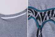 【動画あり】ゼブラデザインTシャツ　３色展開 - select store mirror me【動画あり】ゼブラデザインTシャツ　３色展開208525209mirror meselect store mirror me208525209ホワイト