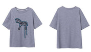 【動画あり】ゼブラデザインTシャツ　３色展開 - select store mirror me【動画あり】ゼブラデザインTシャツ　３色展開208525209mirror meselect store mirror me208525209ホワイト