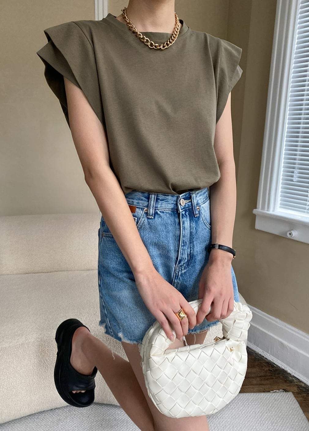 【動画あり】ダブルレイヤースリーブTシャツ　３色展開 - select store mirror me【動画あり】ダブルレイヤースリーブTシャツ　３色展開208698432mirror meselect store mirror me208698432ホワイトS
