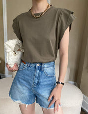 【動画あり】ダブルレイヤースリーブTシャツ　３色展開 - select store mirror me【動画あり】ダブルレイヤースリーブTシャツ　３色展開208698432mirror meselect store mirror me208698432ホワイトS
