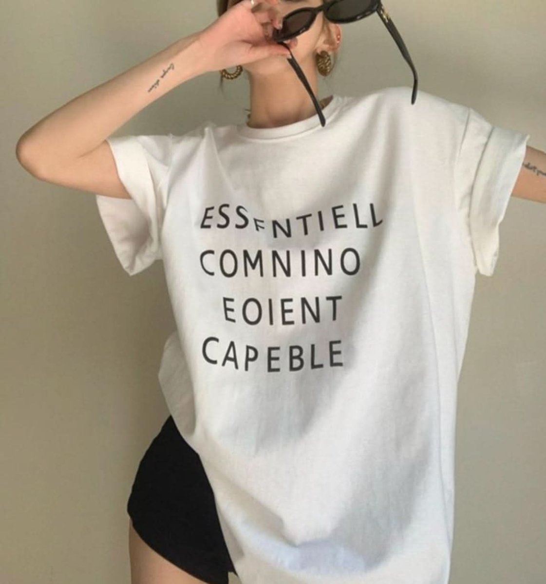 メッセージロゴマニッシュTシャツ　４色展開 - select store mirror meメッセージロゴマニッシュTシャツ　４色展開175873128mirror meselect store mirror me175873128ホワイトS