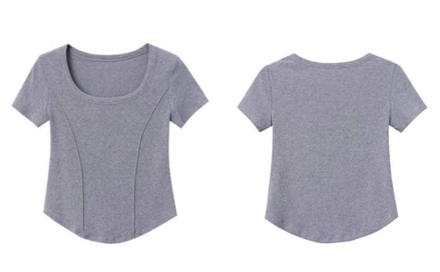 【動画あり】デザインラインラウンドネックTシャツ　４色展開 - select store mirror me【動画あり】デザインラインラウンドネックTシャツ　４色展開208527131mirror meselect store mirror me208527131ホワイトS