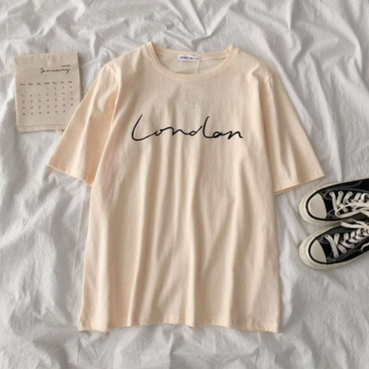 ラフロゴパステルコットンTシャツ　５色展開 - select store mirror meラフロゴパステルコットンTシャツ　５色展開107906041mirror meselect store mirror me107906041ホワイト