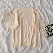 ラフロゴパステルコットンTシャツ　５色展開 - select store mirror meラフロゴパステルコットンTシャツ　５色展開107906041mirror meselect store mirror me107906041ホワイト