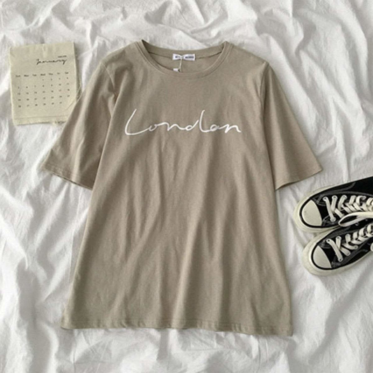ラフロゴパステルコットンTシャツ　５色展開 - select store mirror meラフロゴパステルコットンTシャツ　５色展開107906041mirror meselect store mirror me107906041ホワイト