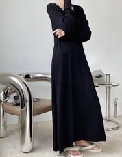 リラックスUネックロングワンピース　２色展開 - select store mirror meリラックスUネックロングワンピース　２色展開197035724mirror meselect store mirror me197035724ピンク